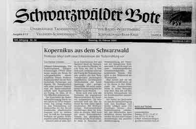 Zeitungsartikel