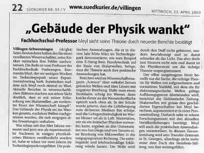 Zeitungsartikel